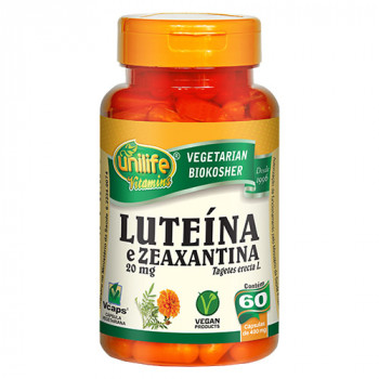 Luteína e Zeaxantina 60 Cps 400mg Unilife Luteína e Zeaxantina 60 Cps 400mg Unilife