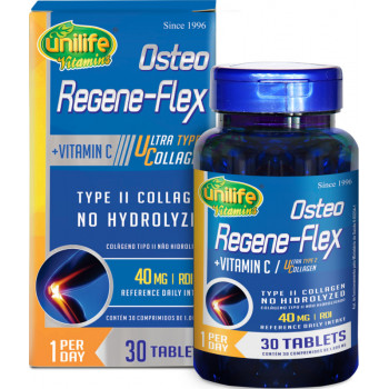 Regene-Flex Colageno UC Tipo 2 Tablets 1g Unilife Regene-Flex Colageno UC Tipo 2 Tablets 1g Unilife